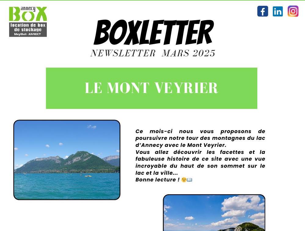 Newsletter mars 2025