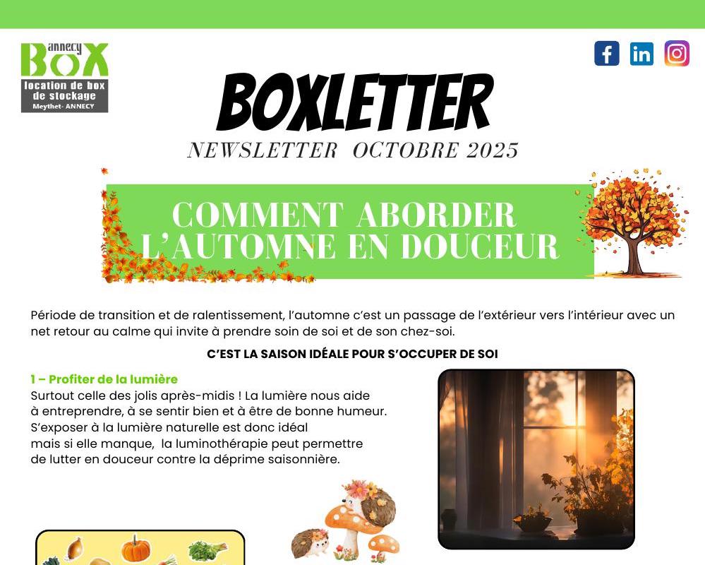 Newsletter octobre 2025