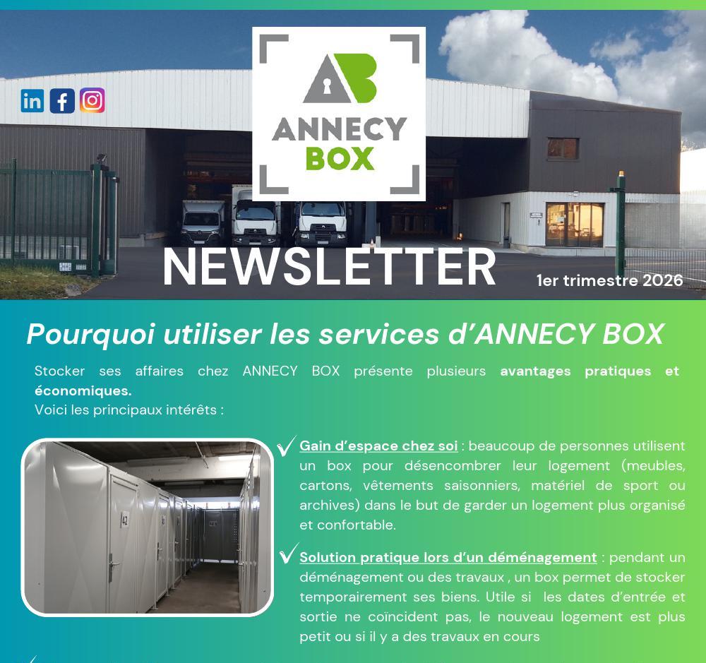 Newsletter 1er trimestre 2026